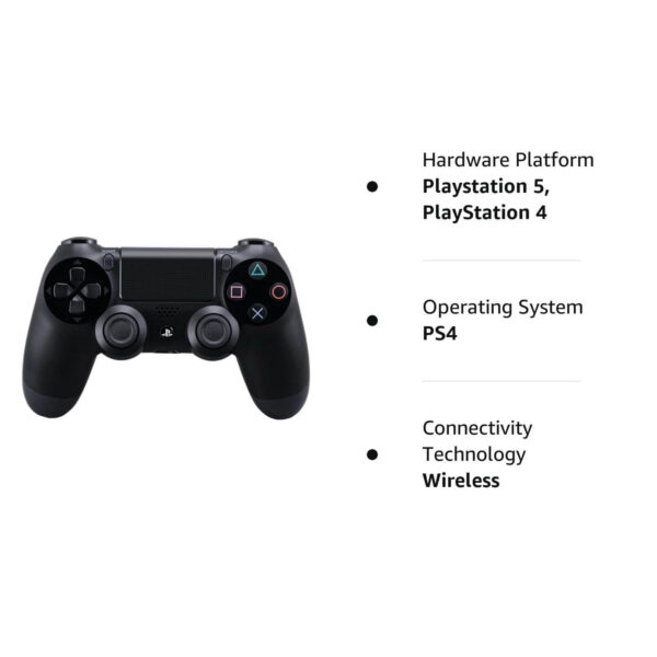 Sony Playstation 4 DualShock 4 Controller Black - Image 3